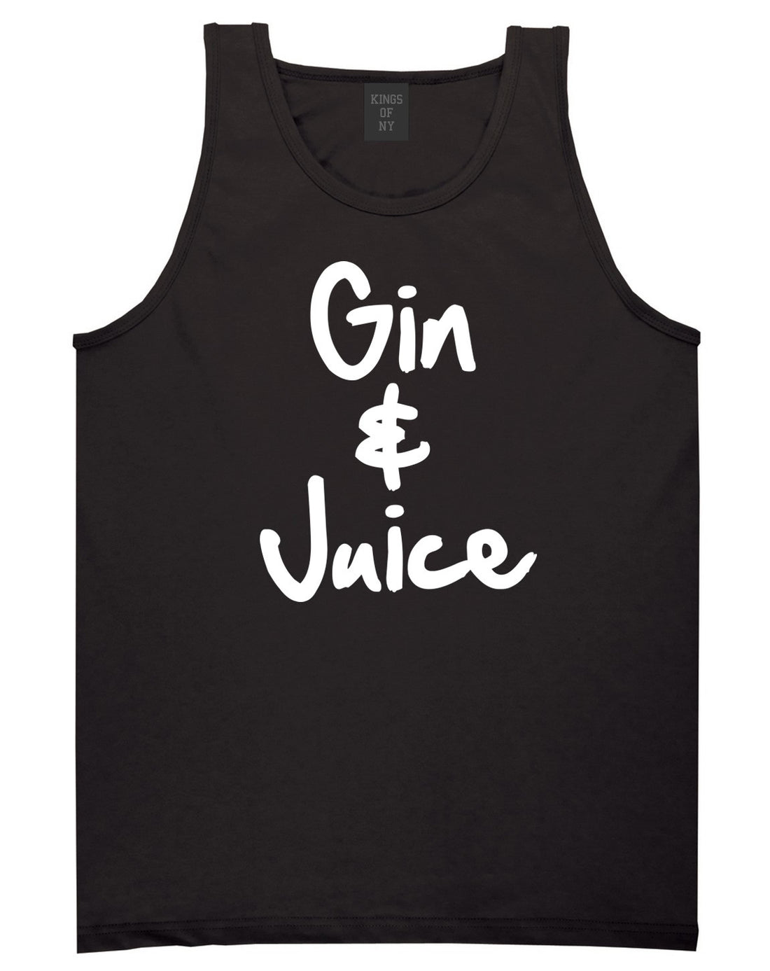 Kings Of NY Gin and Juice Tank Top in Black