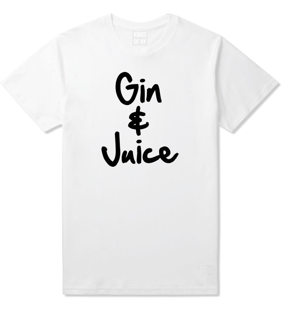 Kings Of NY Gin and Juice T-Shirt in White