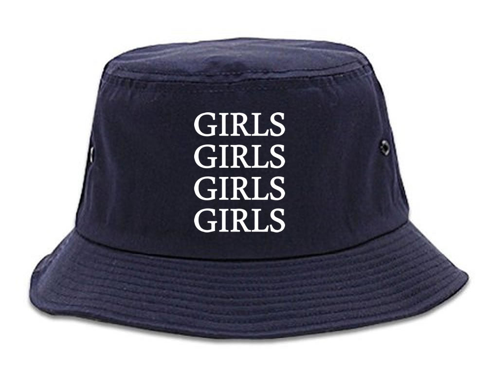 Girls Girls Girls Bucket Hat in Blue by Kings Of NY