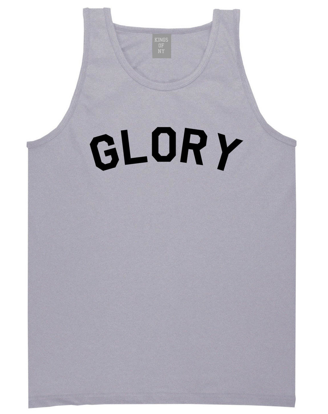 GLORY New York Champs Jersey Tank Top in Grey