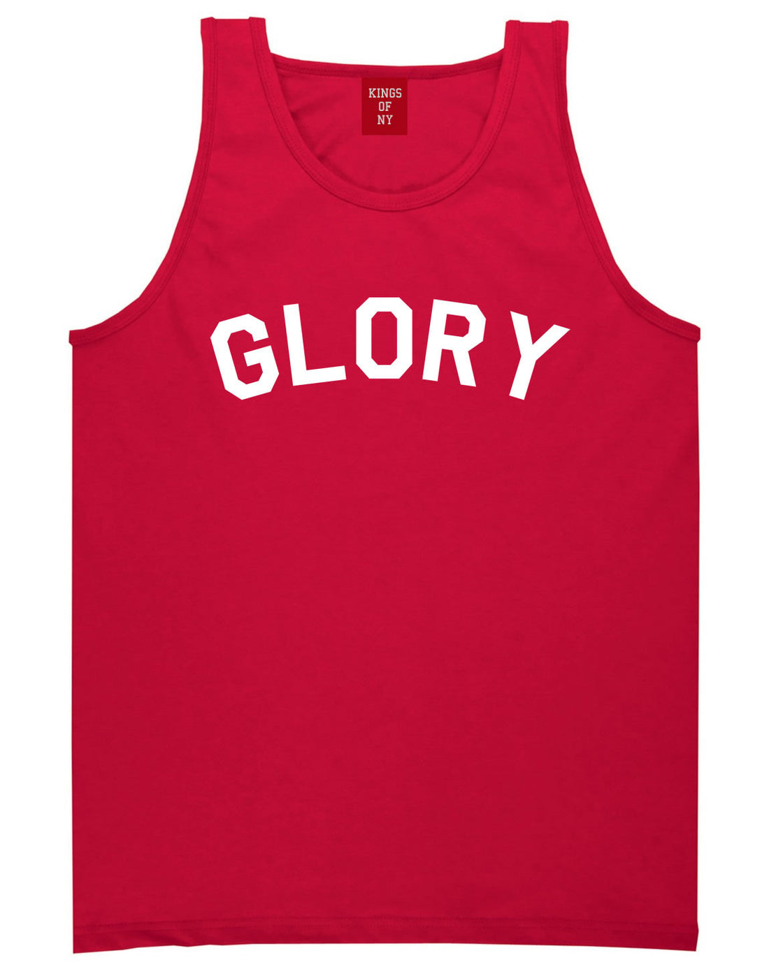 GLORY New York Champs Jersey Tank Top in Red