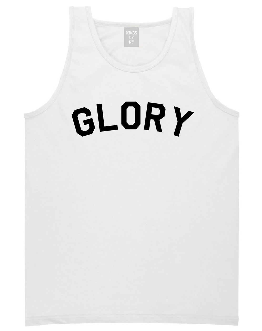 GLORY New York Champs Jersey Tank Top in White