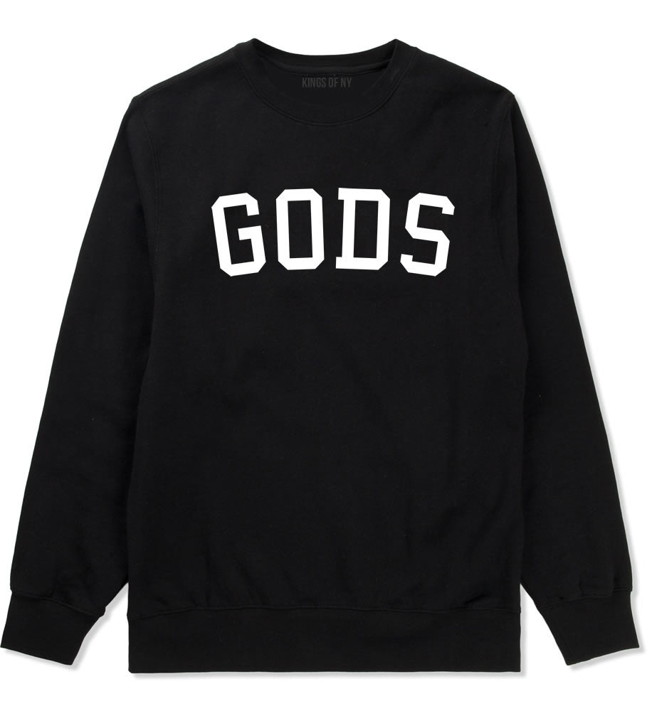 Kings Of NY Gods Crewneck Sweatshirt in Black