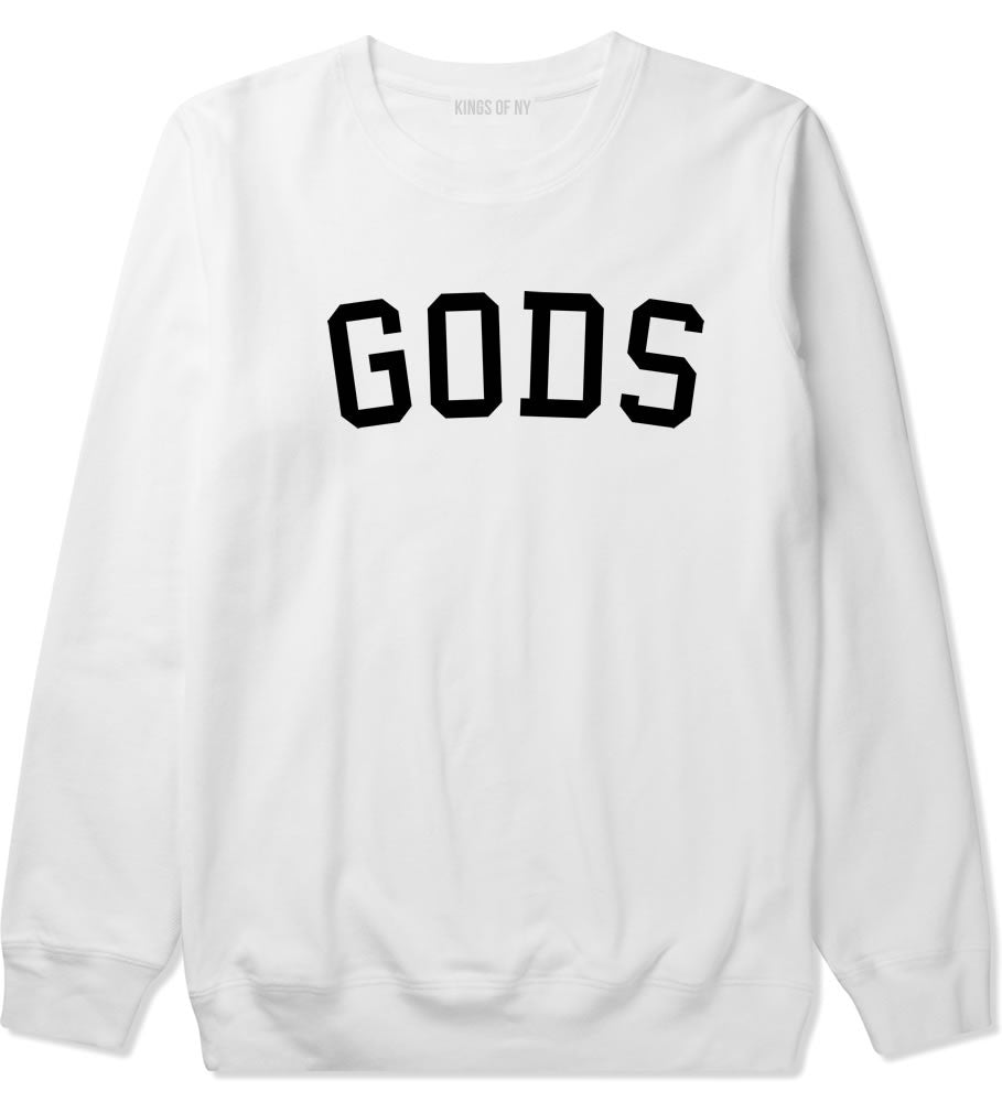 Kings Of NY Gods Crewneck Sweatshirt in White