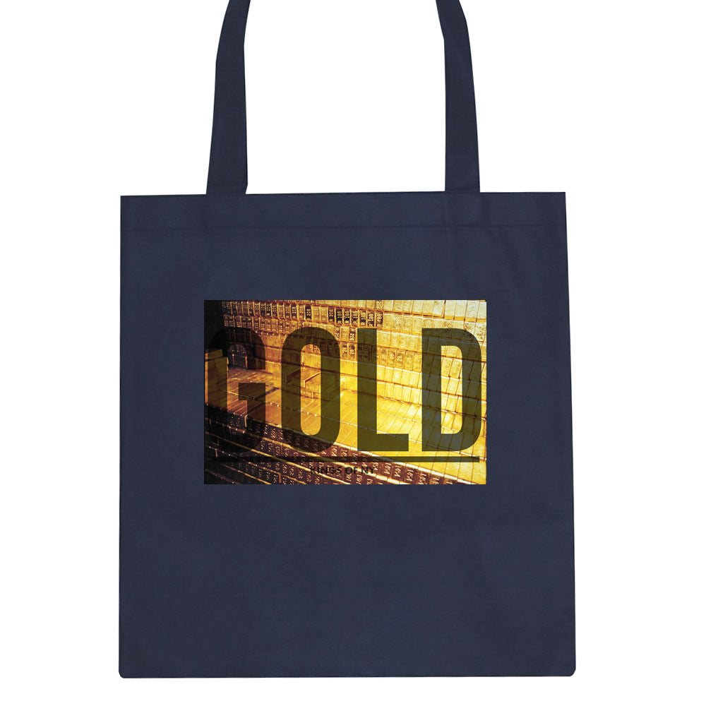 Gold Bricks Money Luxury Bank Cash Tote Bag By Kings Of NY