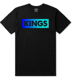 Kings Blue Gradient T-Shirt in Black by Kings Of NY