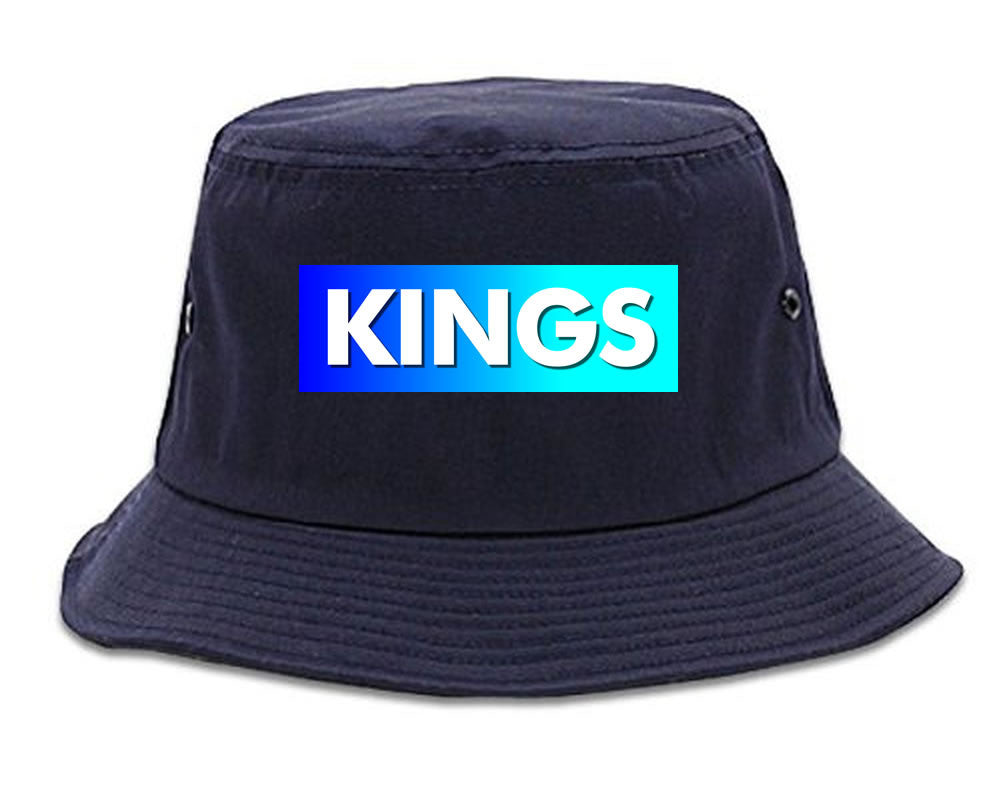 Kings Blue Gradient Bucket Hat in Blue by Kings Of NY