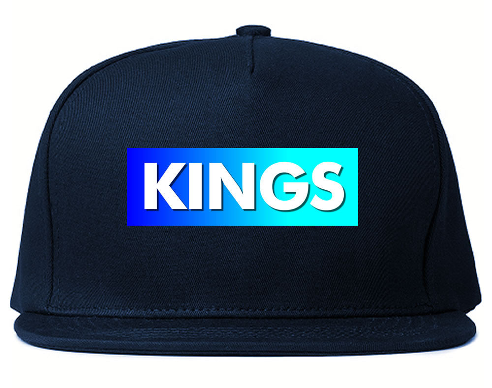Kings Blue Gradient Snapback Hat in Blue by Kings Of NY