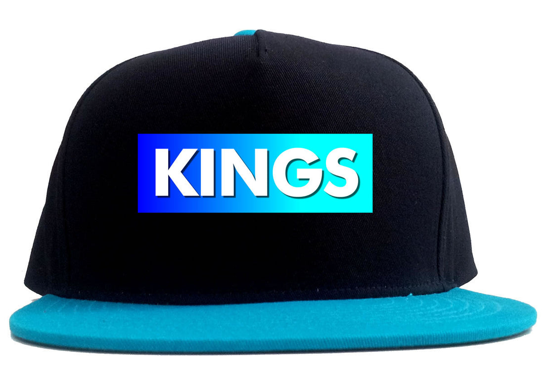 Kings Blue Gradient 2 Tone Snapback Hat in Black and Blue by Kings Of NY