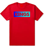 Kings Blue Gradient T-Shirt in Red by Kings Of NY