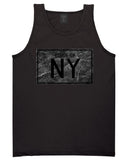 Granite NY Logo Print Tank Top in Black by Kings Of NY