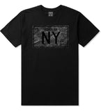 Granite NY Logo Print T-Shirt in Black by Kings Of NY