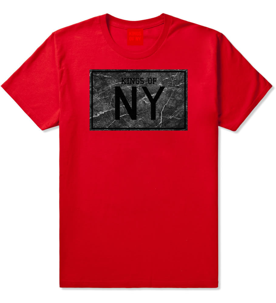 Granite NY Logo Print Boys Kids T-Shirt in Red by Kings Of NY