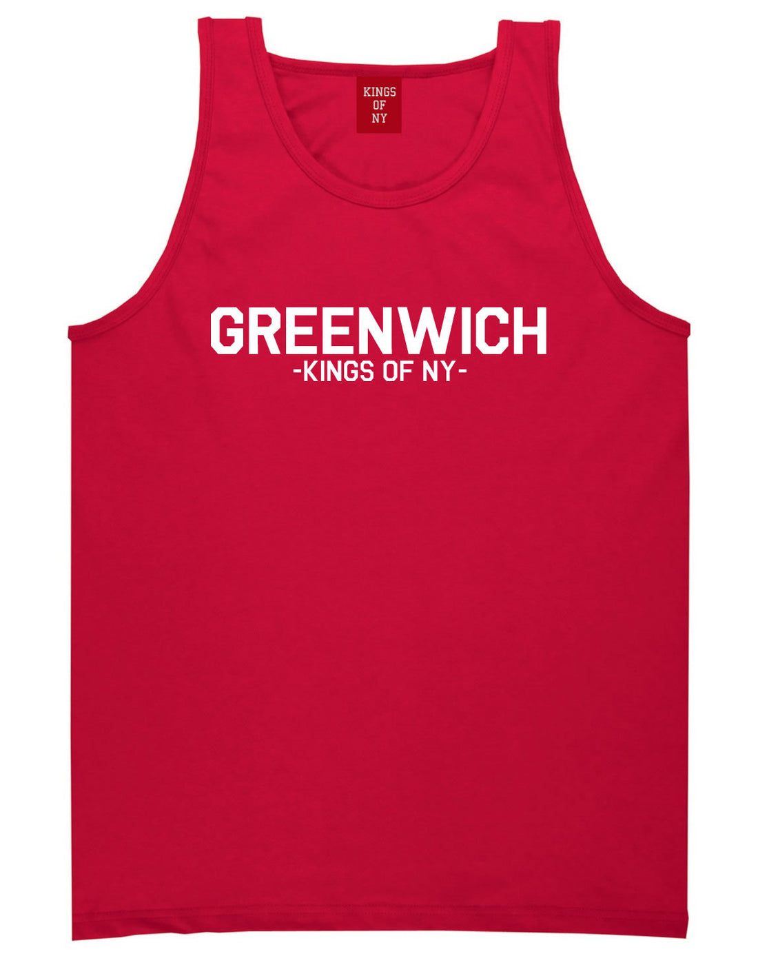 Greenwich Soho NYC Tank Top in Red