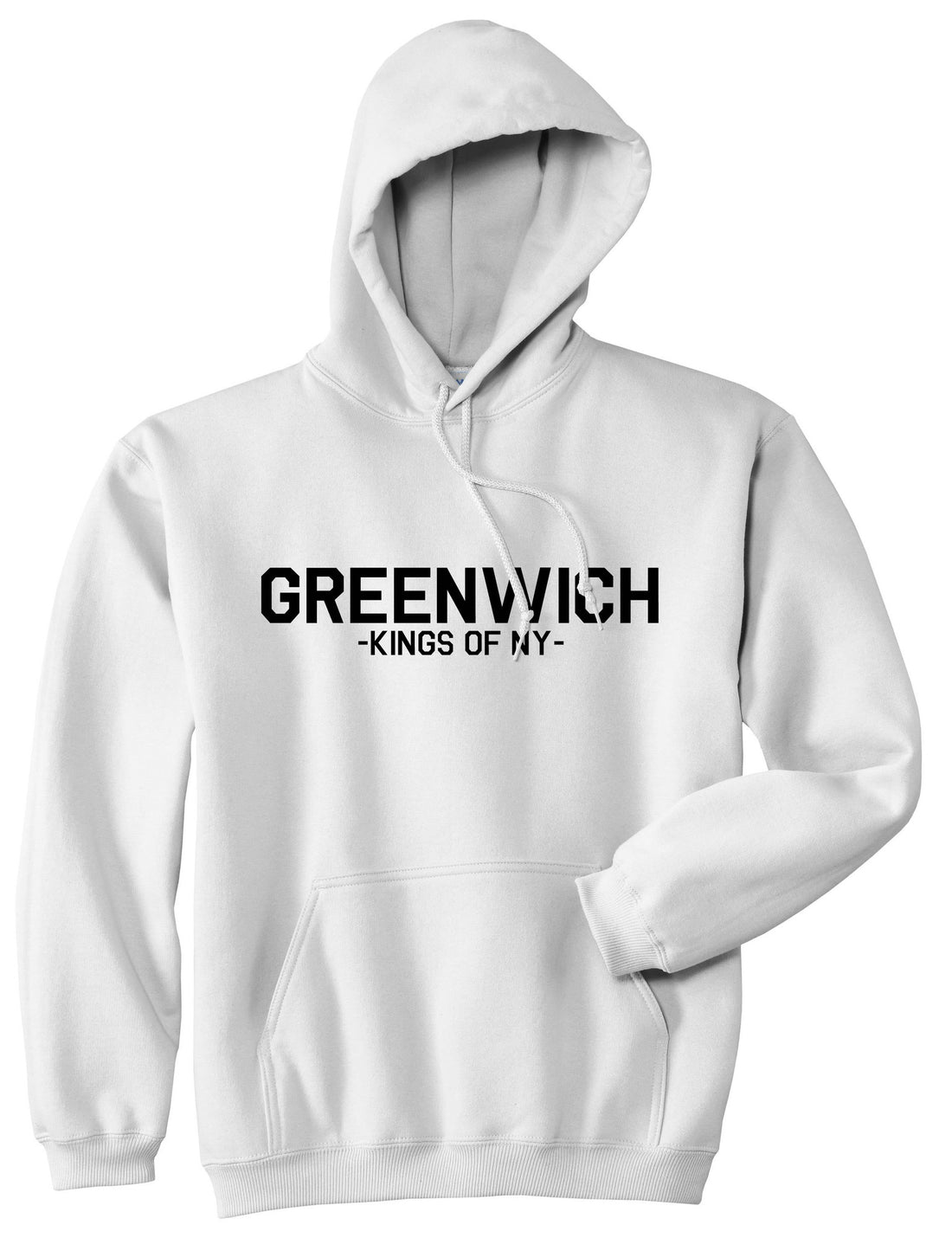Greenwich Soho NYC Pullover Hoodie Hoody in White