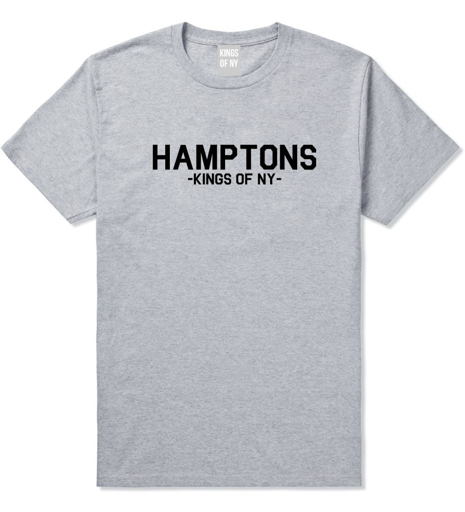 Hamptons New York T-Shirt in Grey