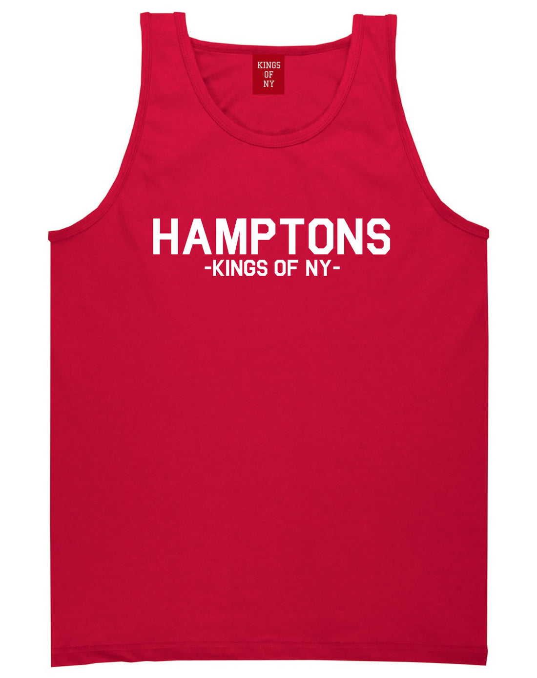 Hamptons New York Tank Top in Red