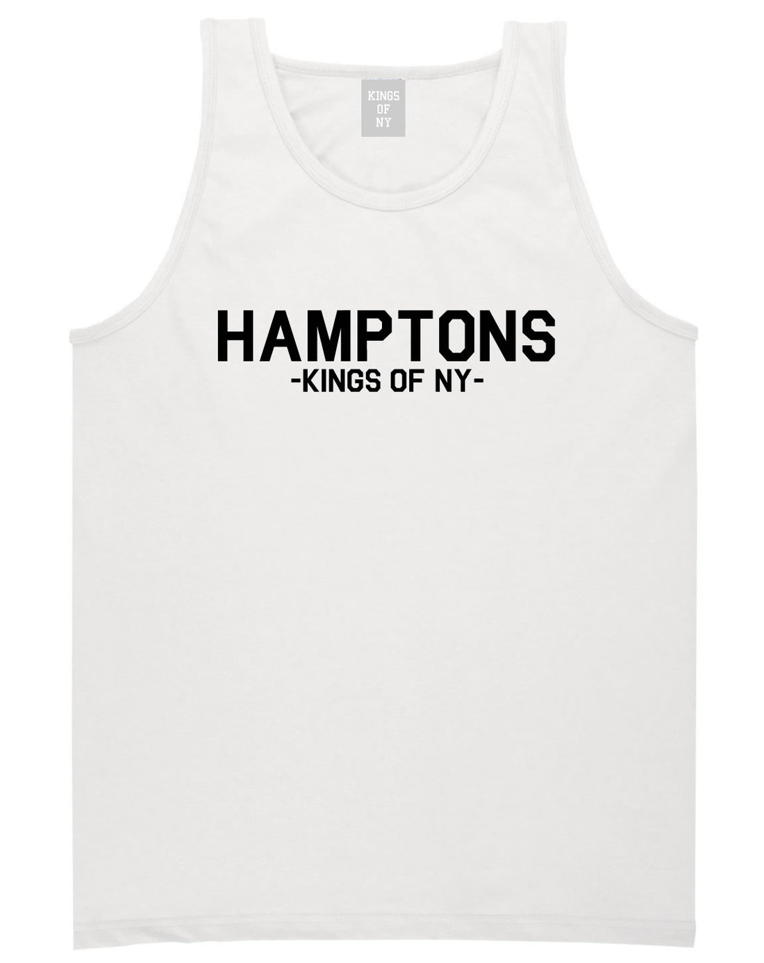 Hamptons New York Tank Top in White