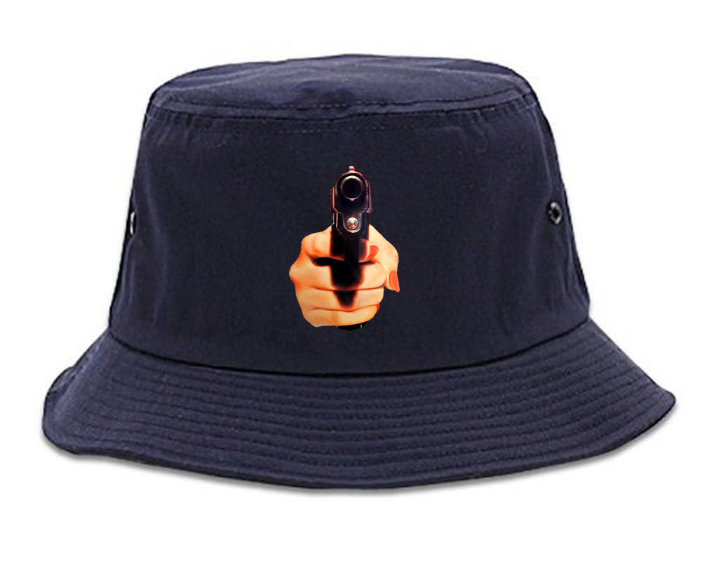 Hand Gun Women Girls Sexy Bucket Hat By Kings Of NY