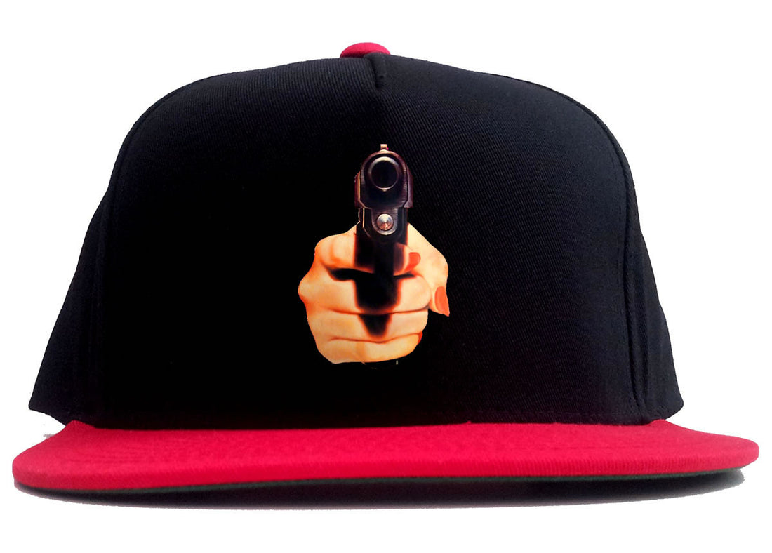 Hand Gun Women Girls Sexy 2 Tone Snapback Hat By Kings Of NY