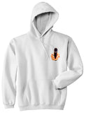 Hand Gun Women Girls Sexy Hot Tough Pullover Hoodie Hoody in White by Kings Of NY