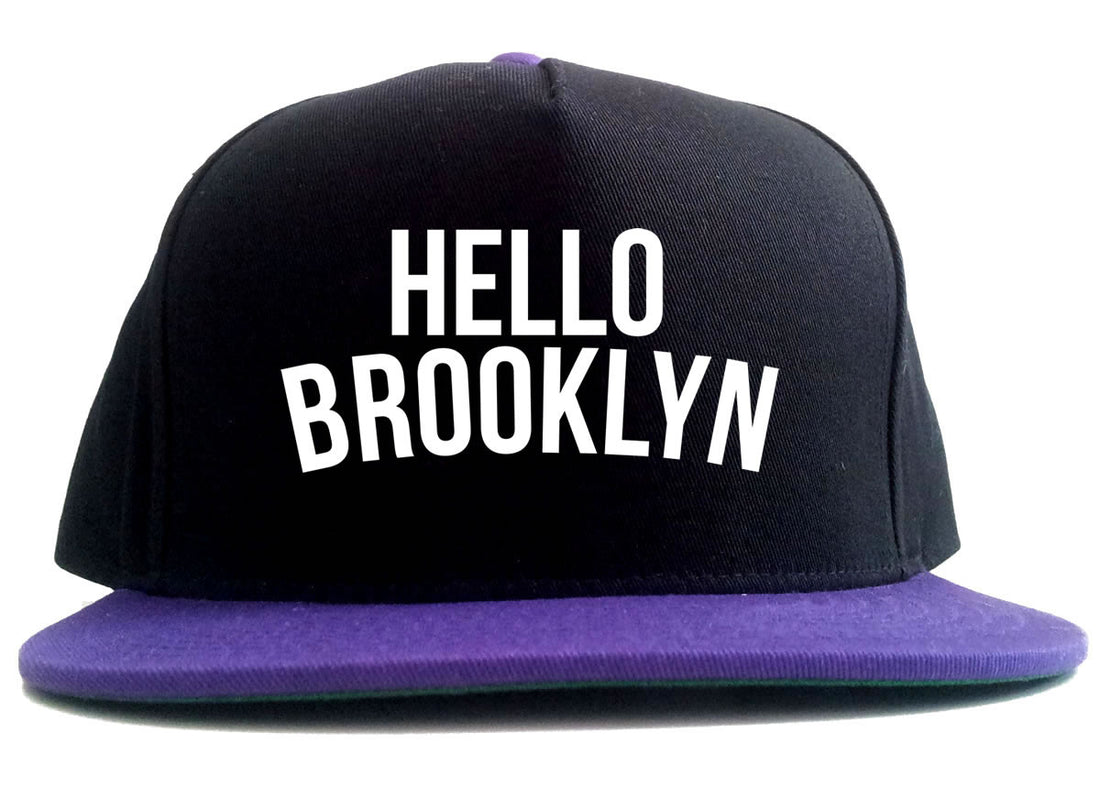 Hello Brooklyn 2 Tone Snapback Hat By Kings Of NY