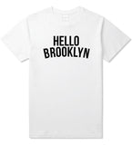 Hello Brooklyn Boys Kids T-Shirt in White By Kings Of NY