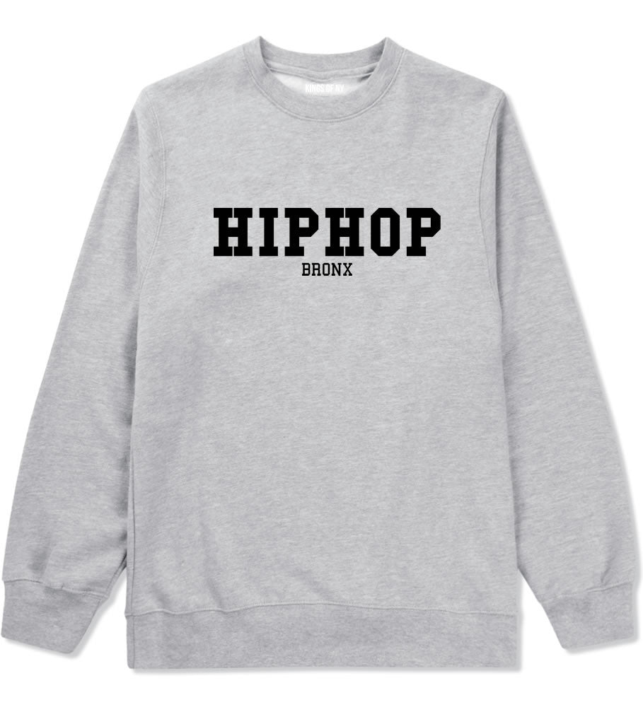 Hiphop the Bronx Crewneck Sweatshirt in Grey by Kings Of NY