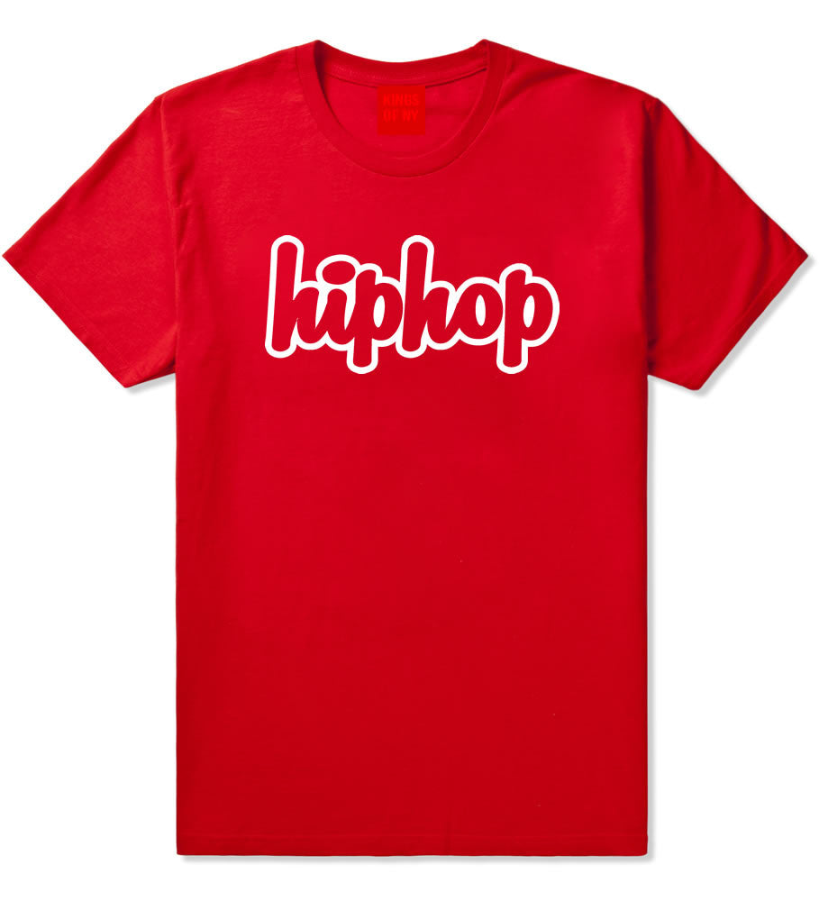 Hiphop Outline Old School T-Shirt in Red By Kings Of NY