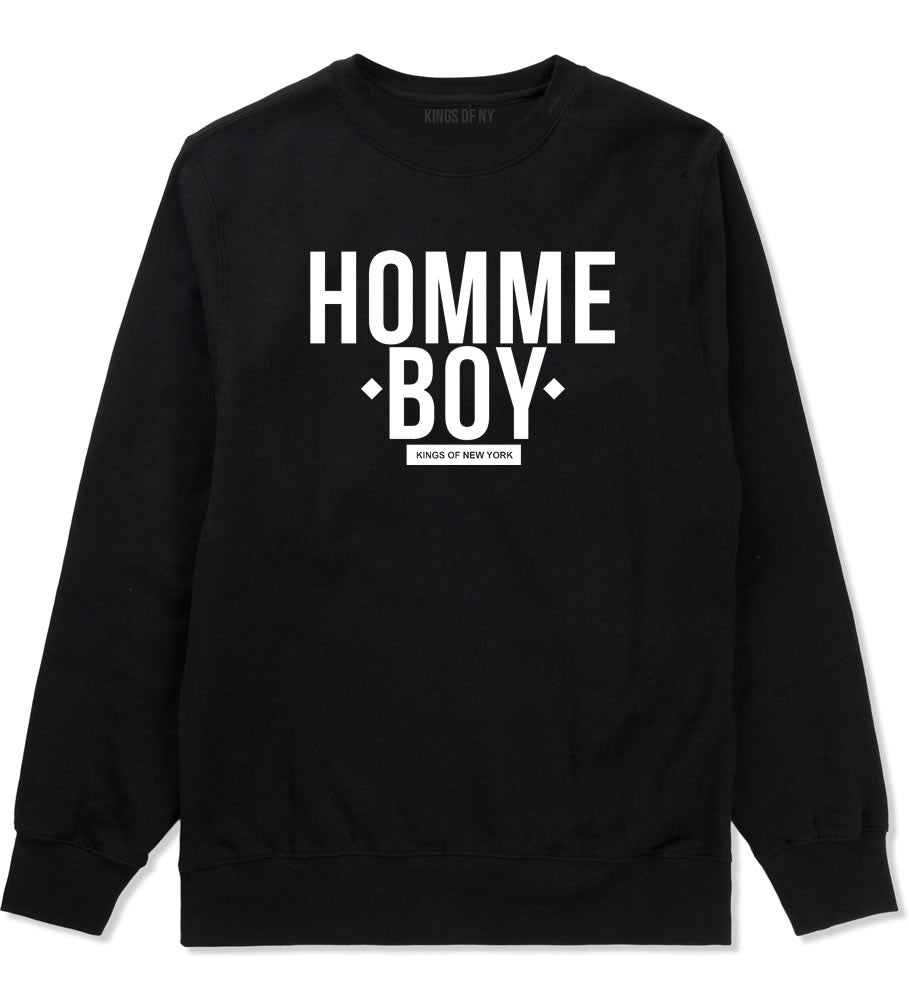 Kings Of NY Homme Boy Crewneck Sweatshirt in Black