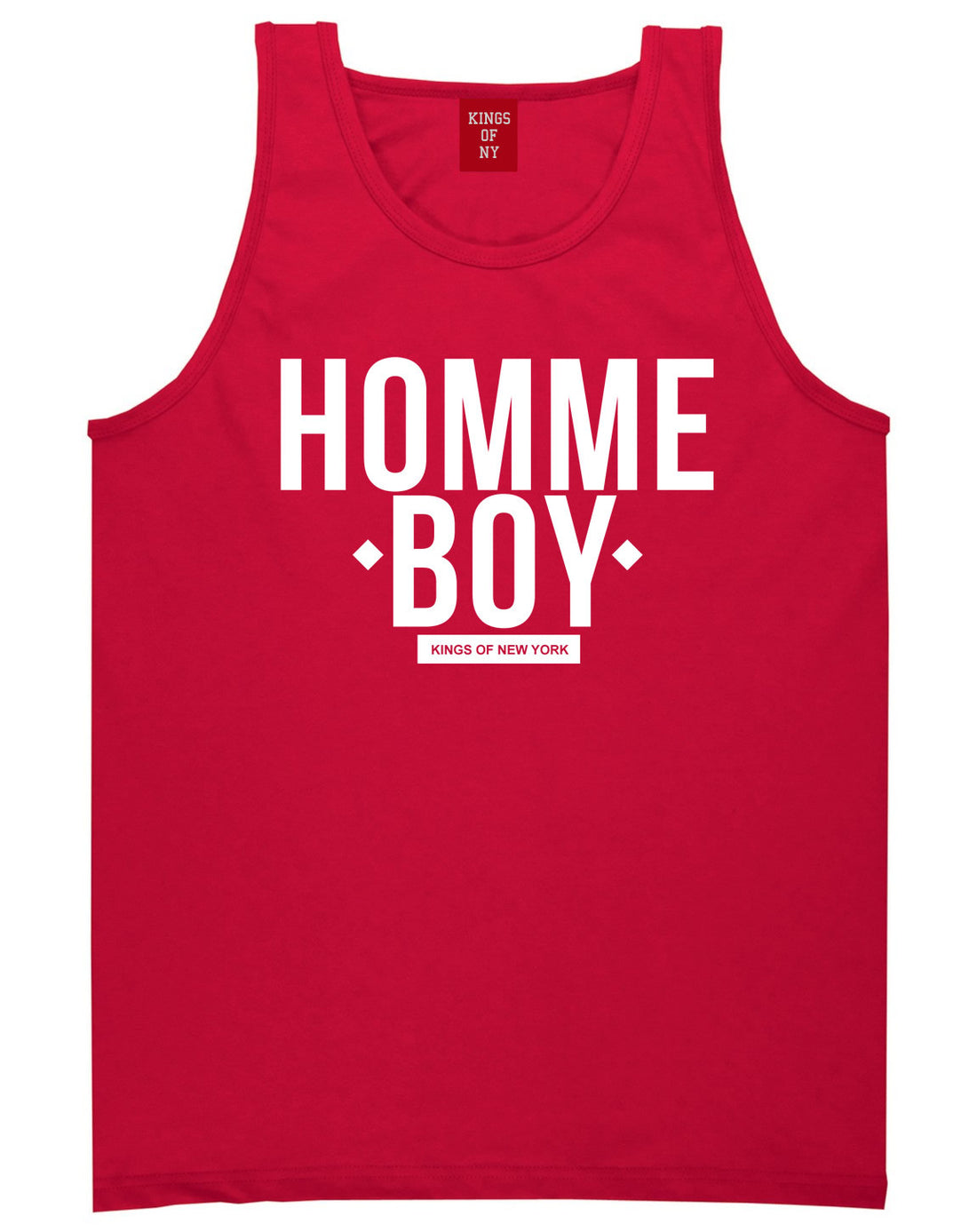 Kings Of NY Homme Boy Tank Top in Red