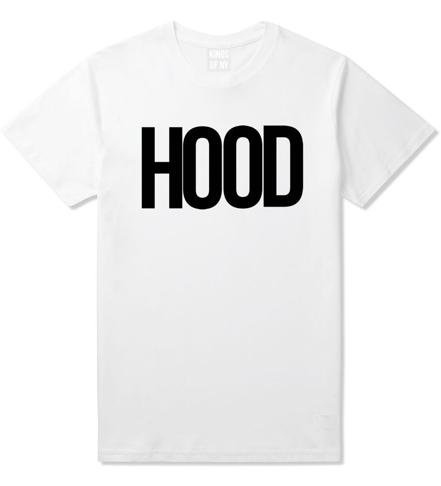 Hood Trap Style Compton New York Air T-Shirt In White by Kings Of NY