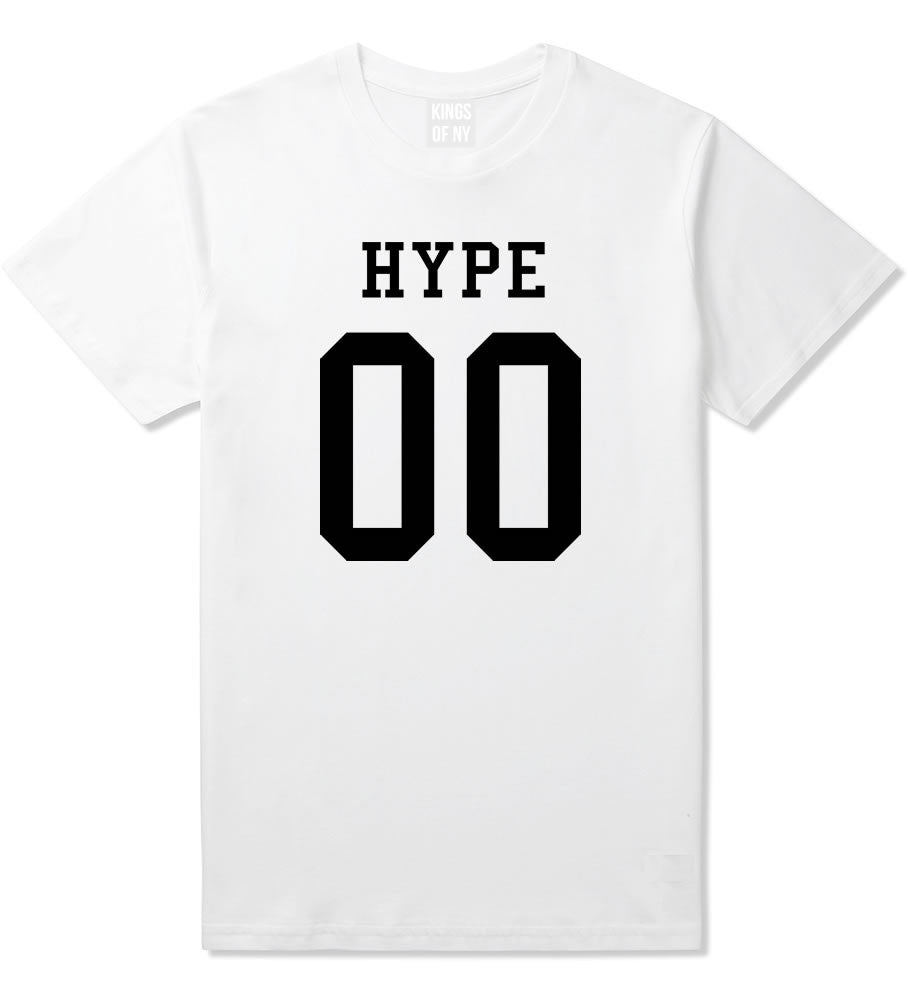 Hype Team Jersey T-Shirt in White By Kings Of NY