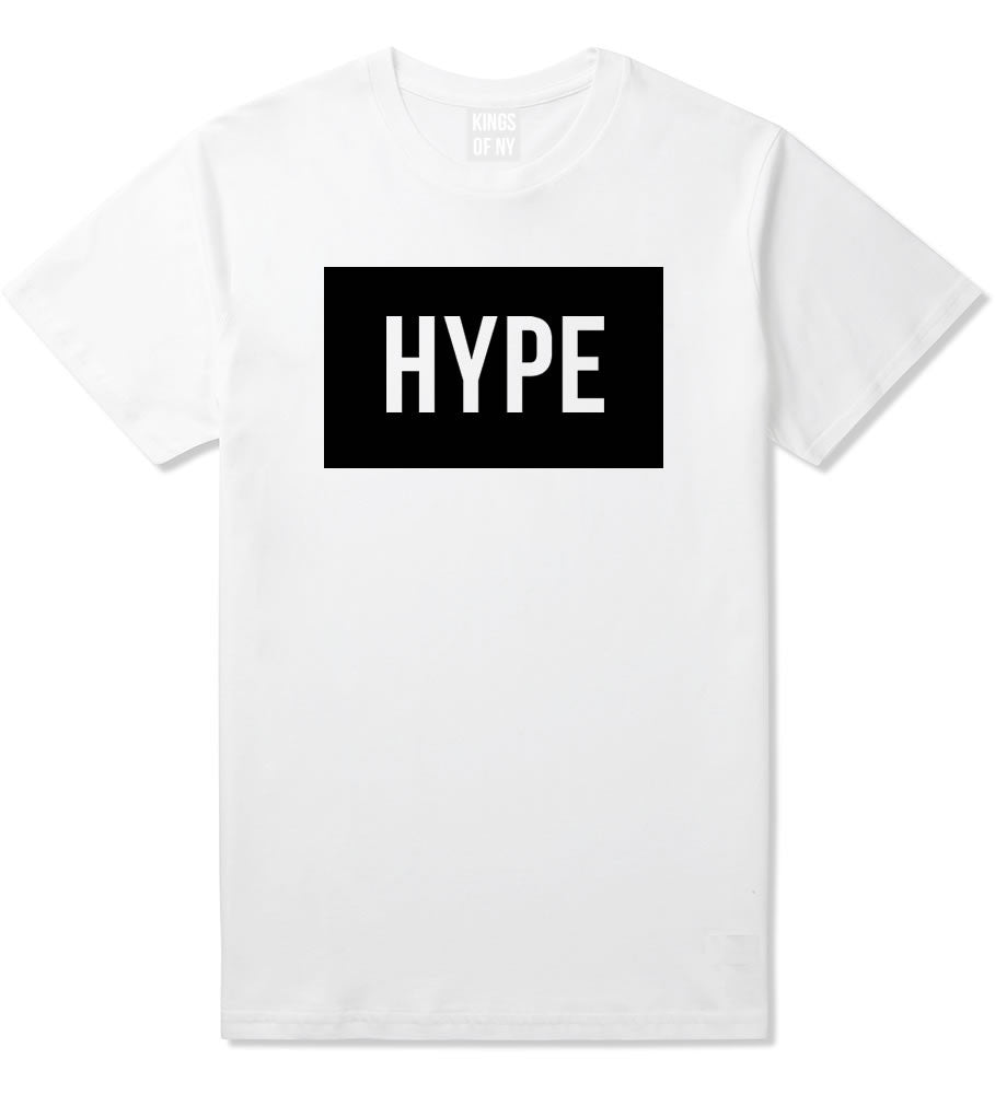 Hype Style Streetwear Brand Logo White by Kings Of NY Boys Kids T-Shirt In White by Kings Of NY