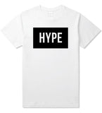 Hype Style Streetwear Brand Logo White by Kings Of NY T-Shirt In White by Kings Of NY