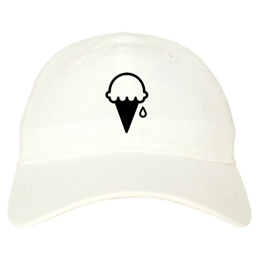 Ice Cream Cone Scoop Dad Hat Cap