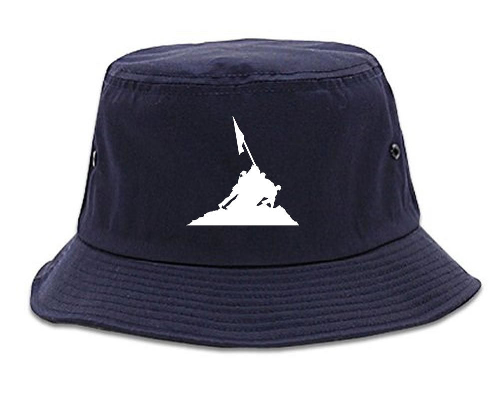 Iwojima Flag Bucket Hat By Kings Of NY