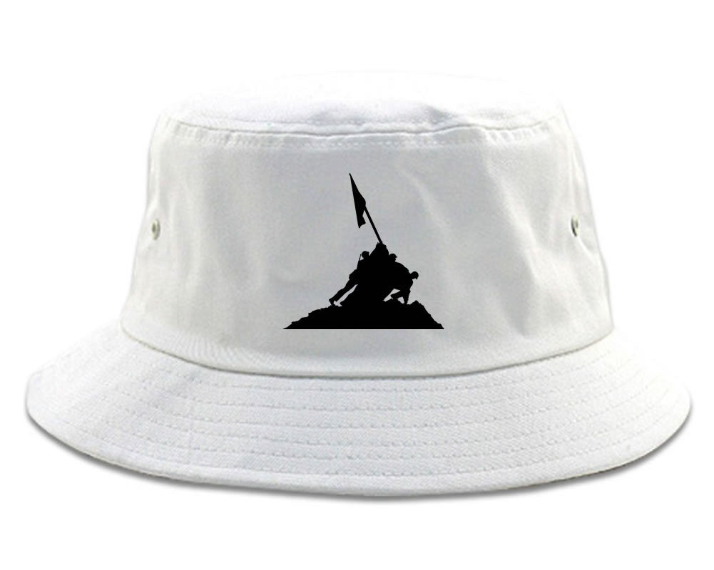 Iwojima Flag Bucket Hat By Kings Of NY