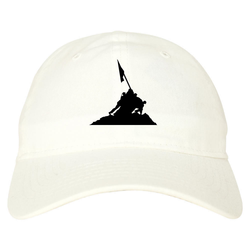 Iwojima Flag Dad Hat Cap By Kings Of NY