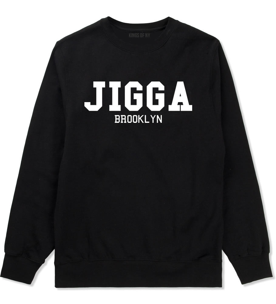 Jigga Brooklyn Crewneck Sweatshirt in Black by Kings Of NY