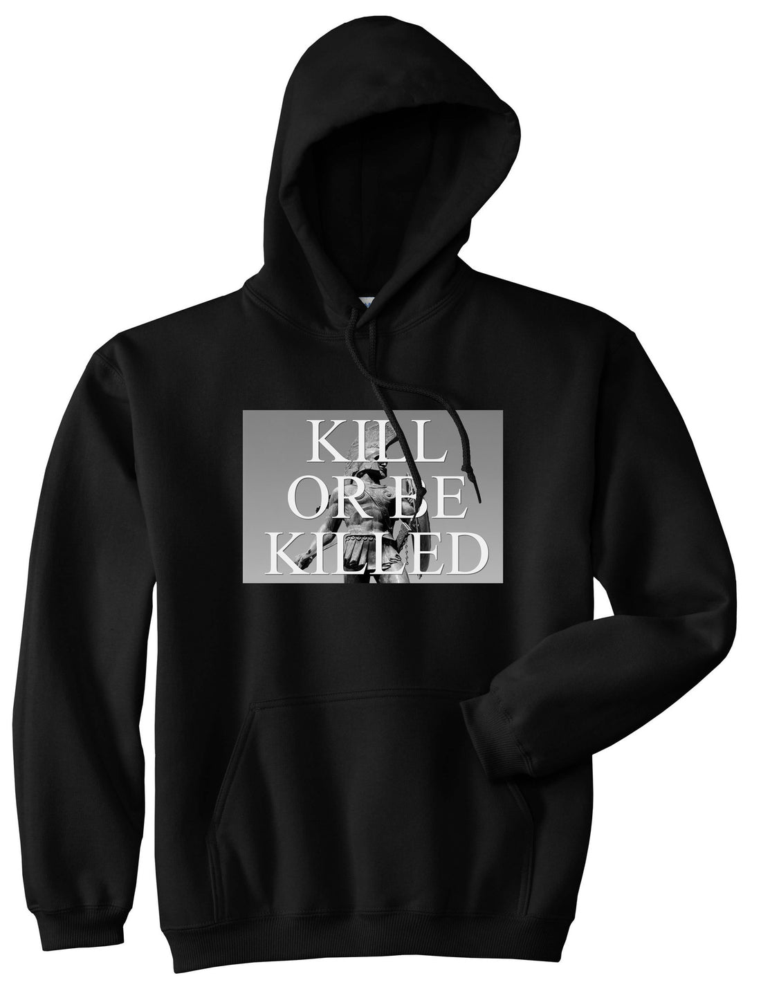 Kill Or Be Killed Pullover Hoodie Hoody in Black by Kings Of NY