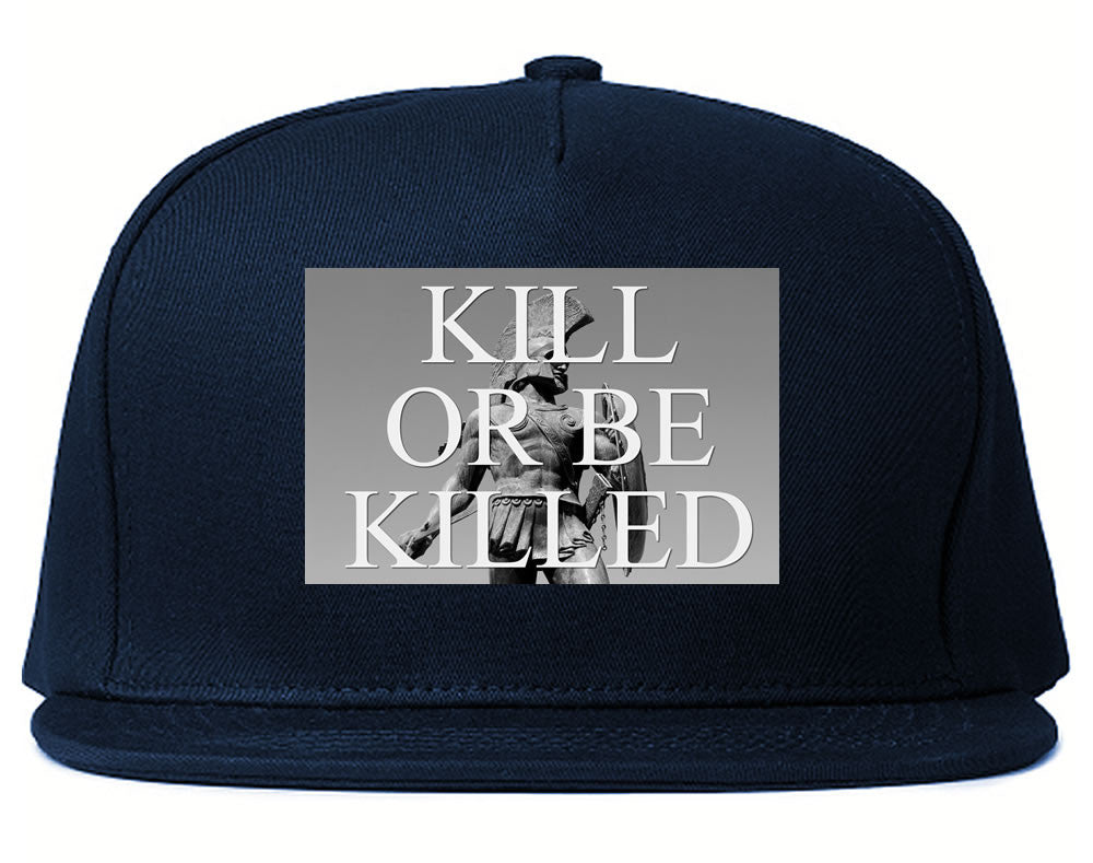 Kill Or Be Killed Snapback Hat in Blue by Kings Of NY