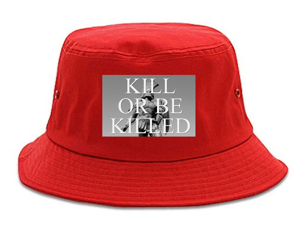 Kill Or Be Killed Bucket Hat in Red by Kings Of NY