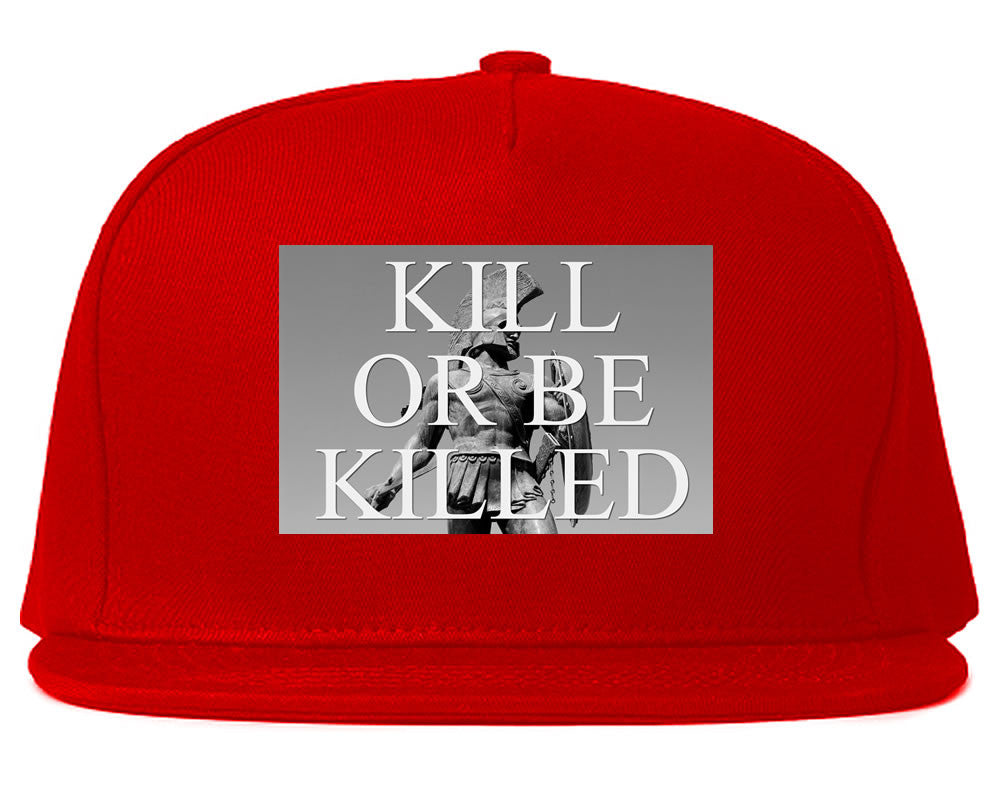 Kill Or Be Killed Snapback Hat in Red by Kings Of NY