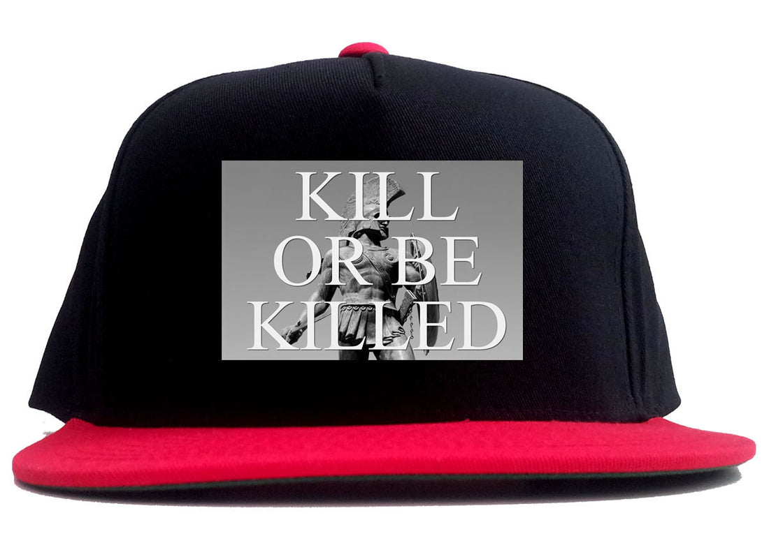 Kill Or Be Killed 2 Tone Snapback Hat in Black and Red by Kings Of NY