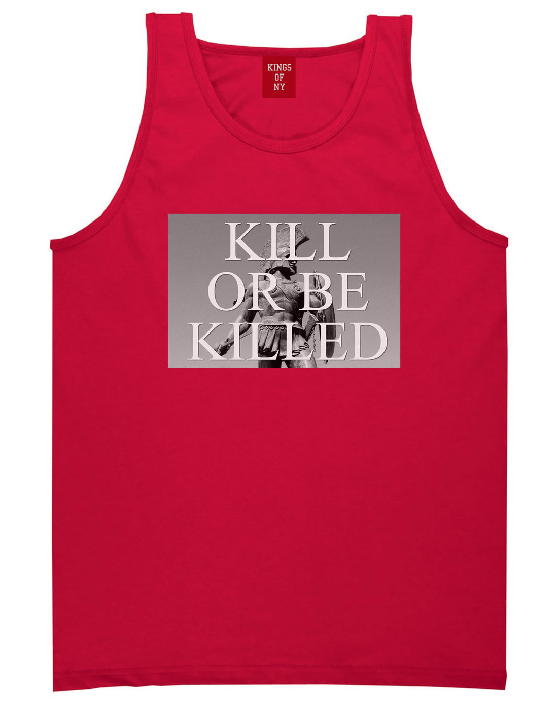 Kill Or Be Killed Tank Top in Red by Kings Of NY