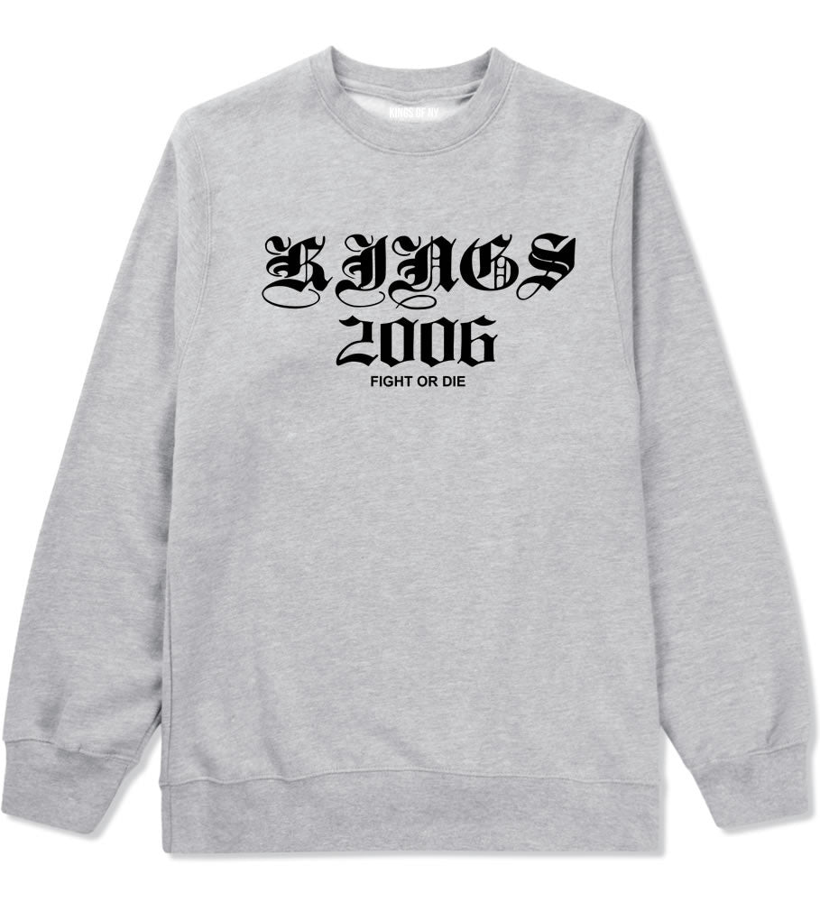 Kings Of NY Kings 2006 Crewneck Sweatshirt in Grey