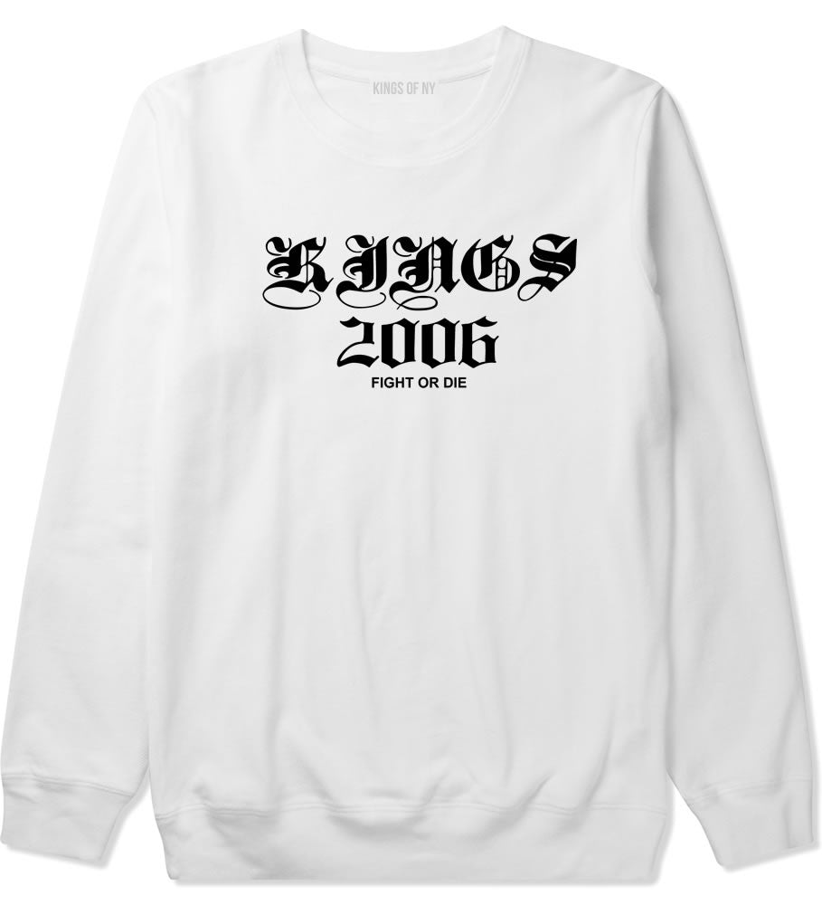 Kings Of NY Kings 2006 Crewneck Sweatshirt in White