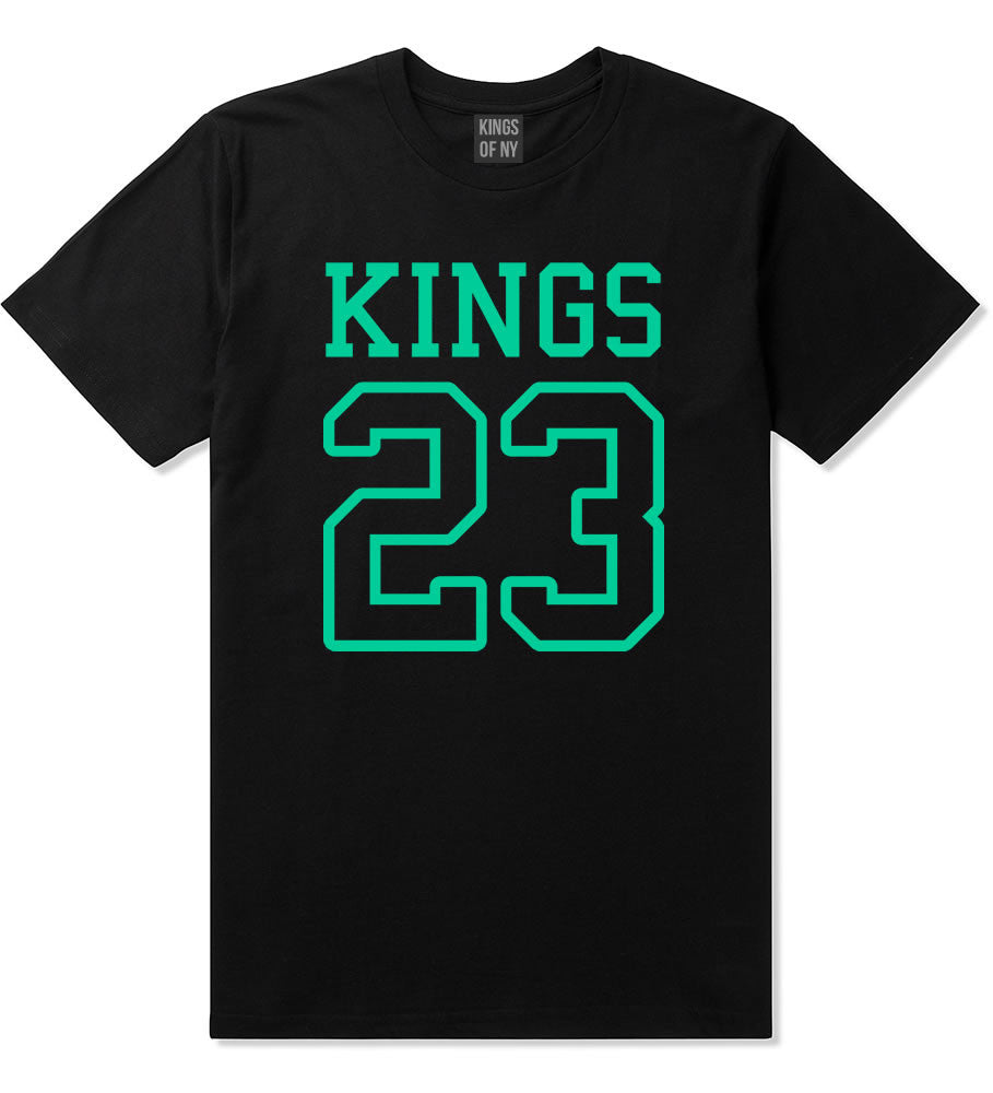 KINGS 23 Jersey T-Shirt in Black By Kings Of NY