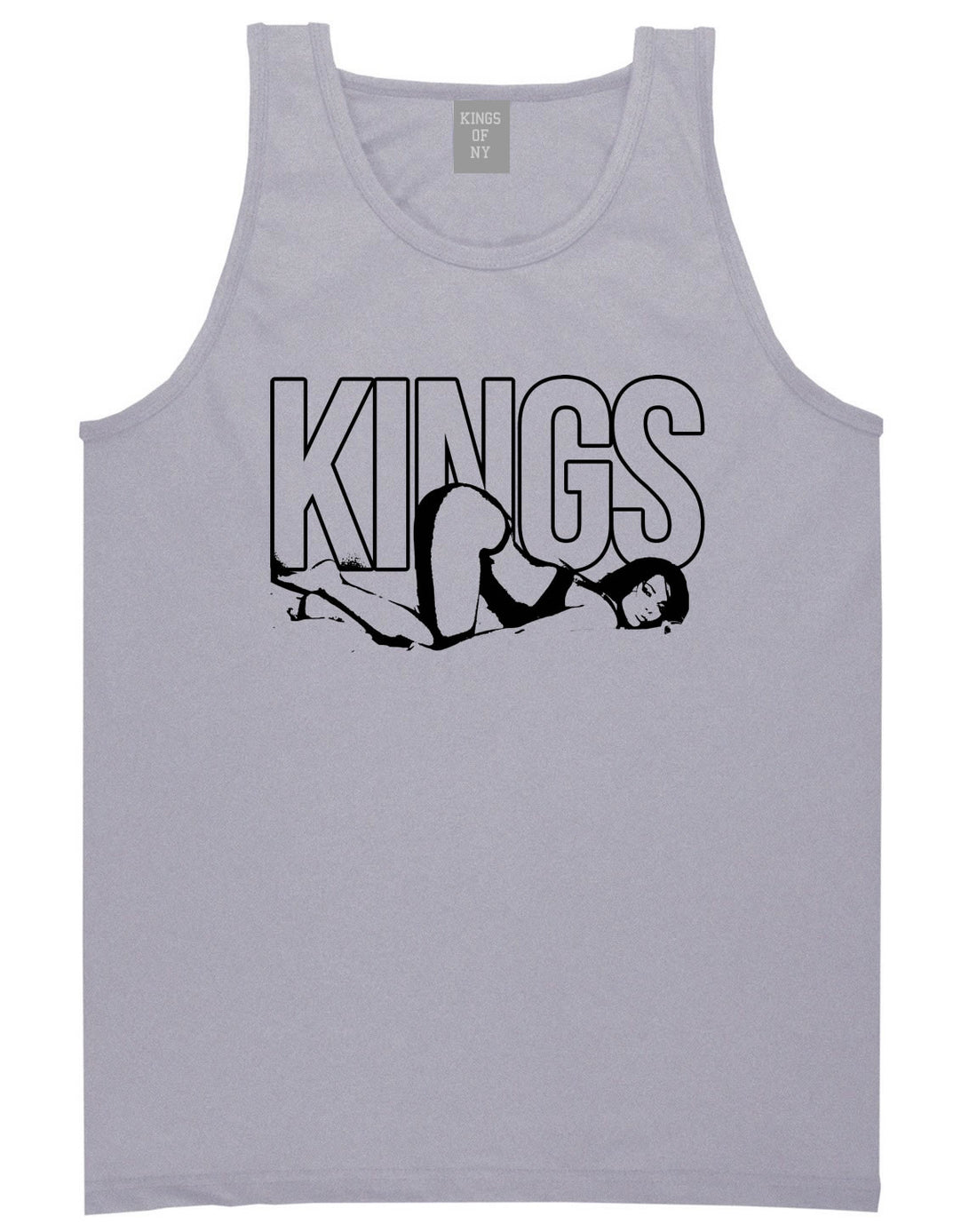 Kings Girl Streetwear Tank Top in Grey by Kings Of NY